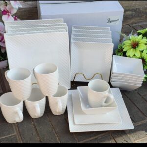 24PCS SQUARE DINNER SET