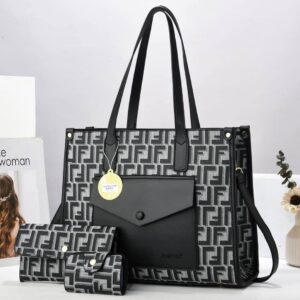 3 in 1 Signature Monogram Street Style Tote Bag ✨