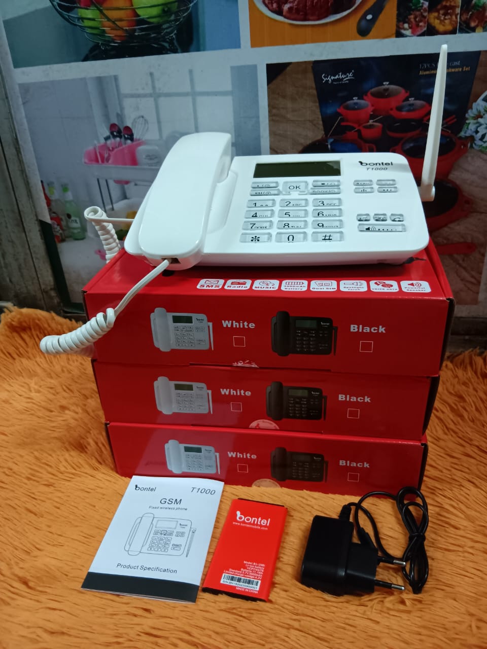 Bonitel T1000 Wireless Home/Office Phone - Image 6