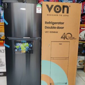Von Fridge Double Door 181Litres NO FROSt