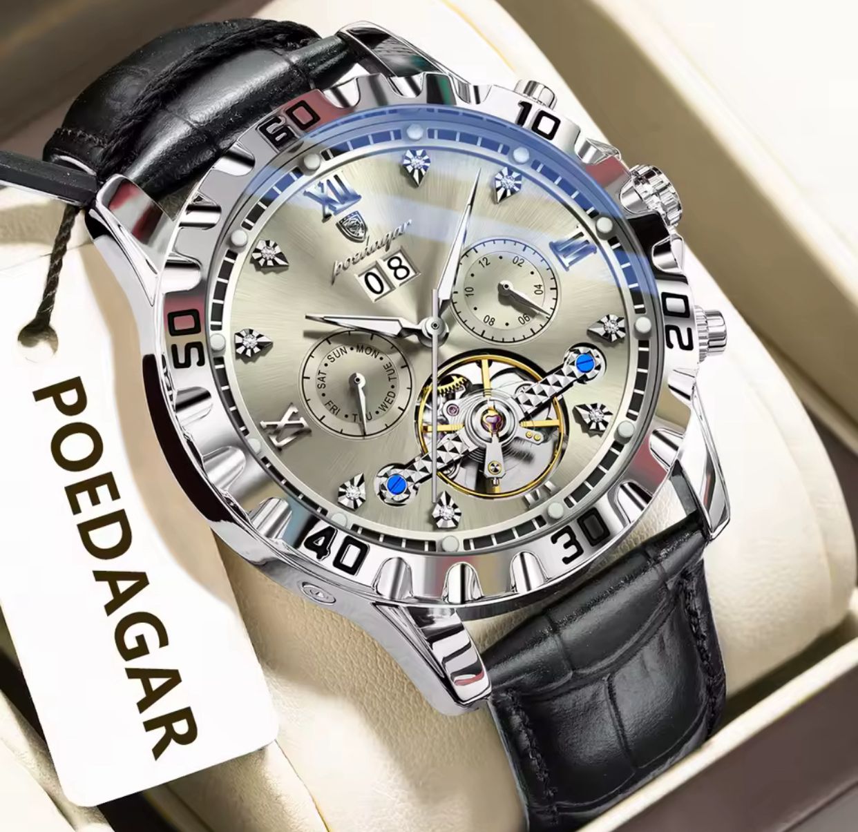 POEDAGAR 1418 AUTOMATIC WATCH - Image 9