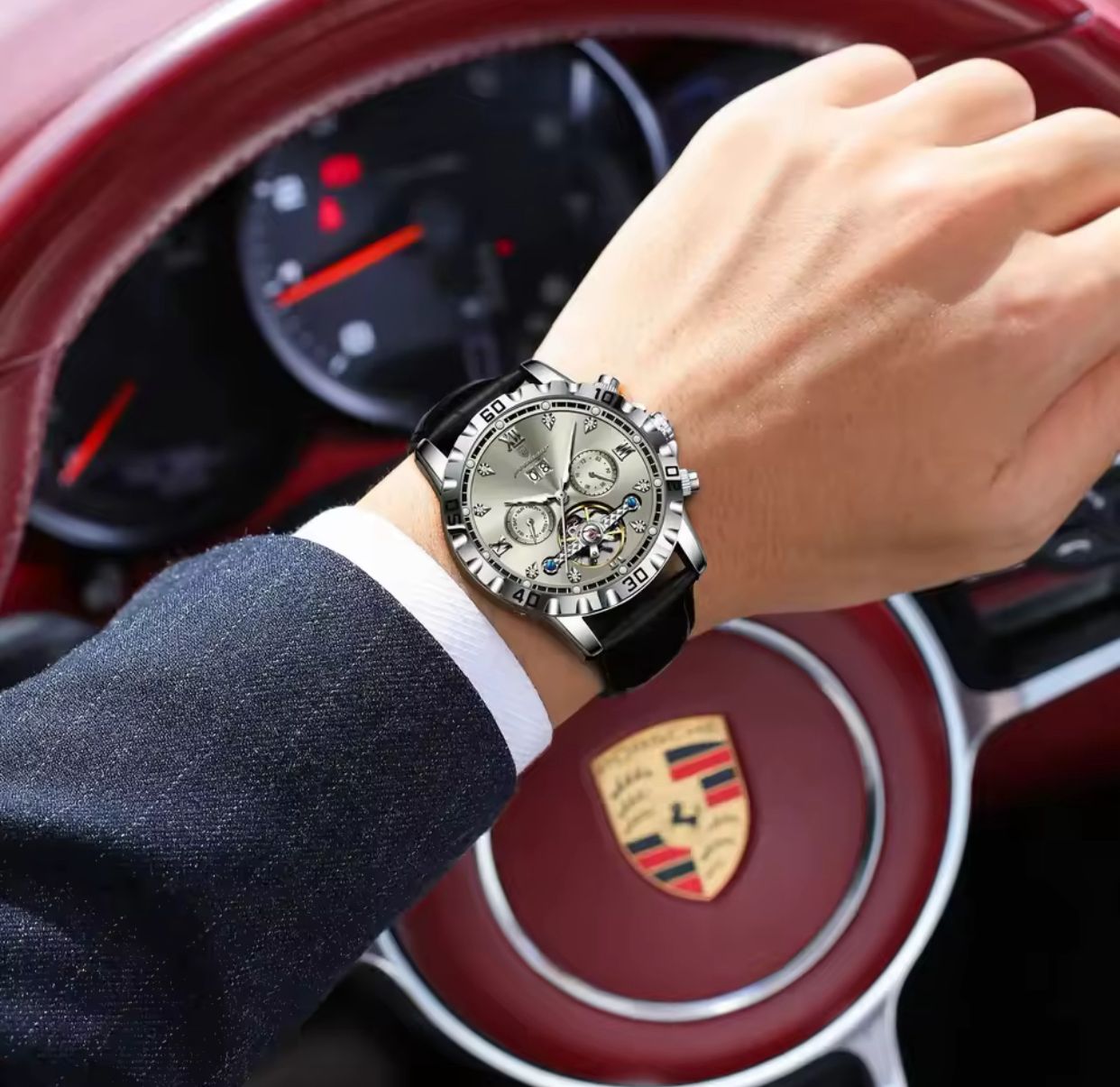POEDAGAR 1418 AUTOMATIC WATCH - Image 2