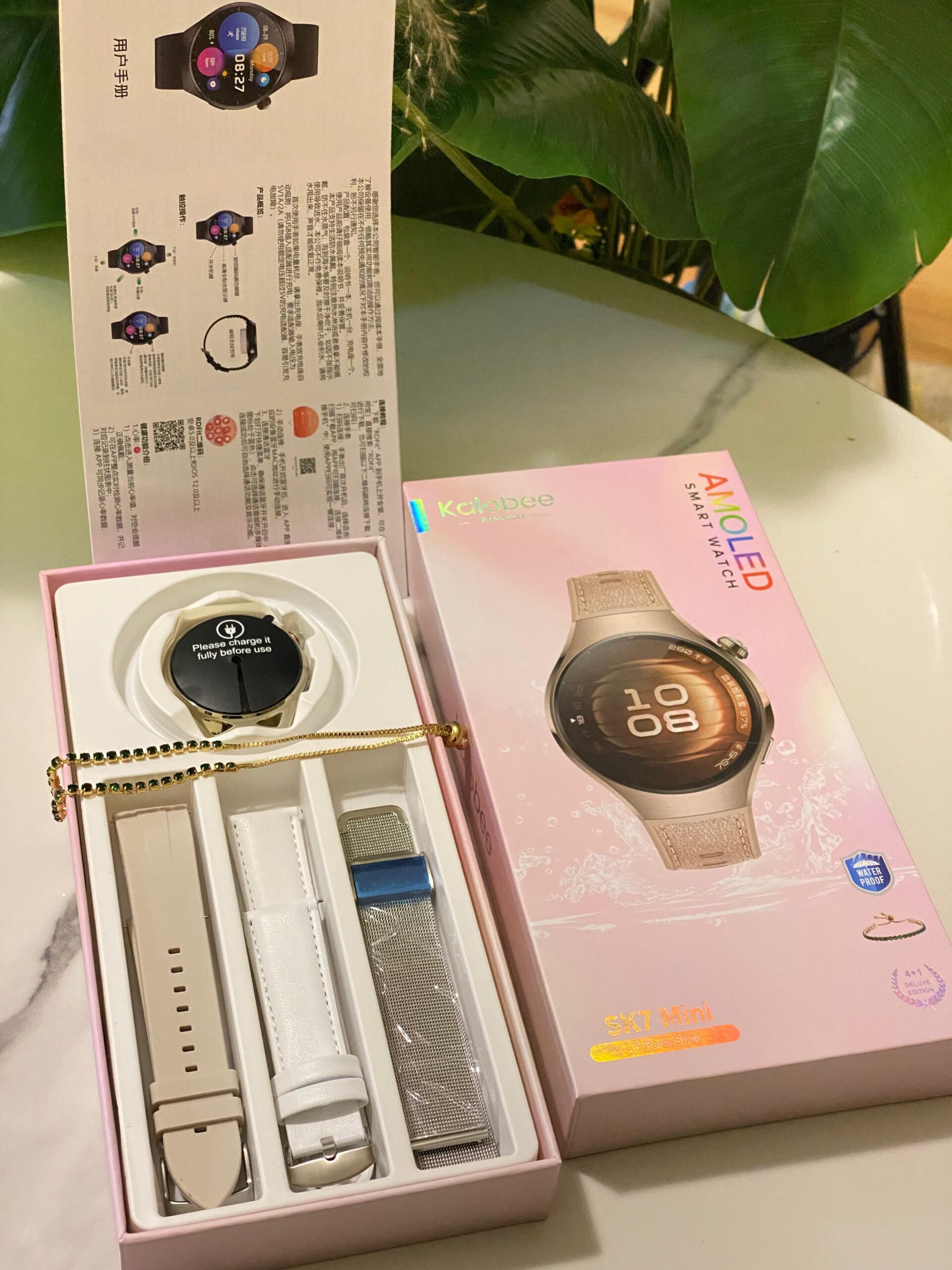 SMART WATCH KALOBEE SK7 MINI 3 PAIRS - Image 5