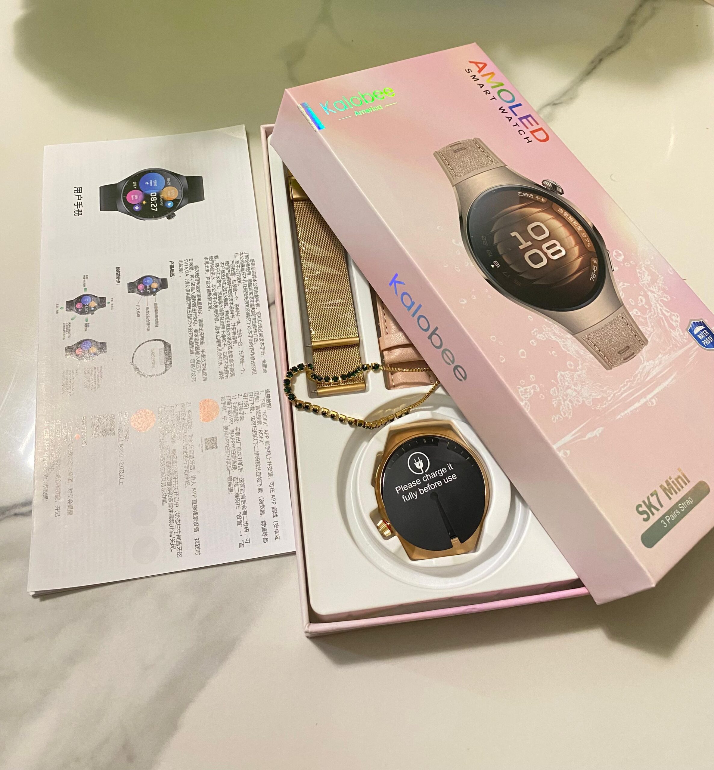 SMART WATCH KALOBEE SK7 MINI 3 PAIRS - Image 3