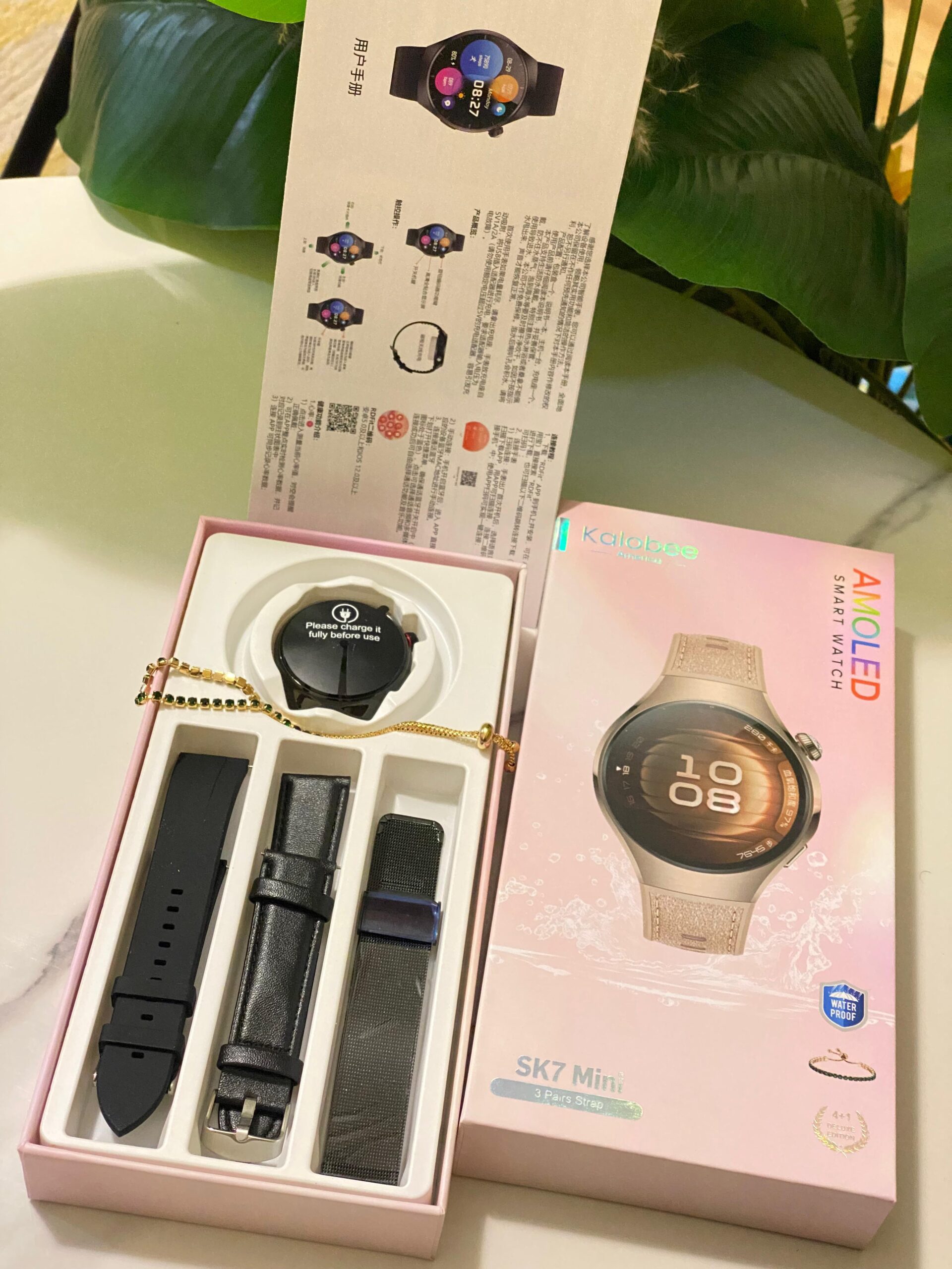 SMART WATCH KALOBEE SK7 MINI 3 PAIRS - Image 2