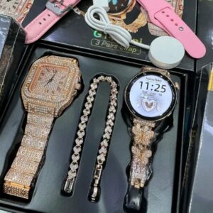 HAINO TEKO G14 MINI SMART WATCH – With Iced Watch & Stainless Bracelet