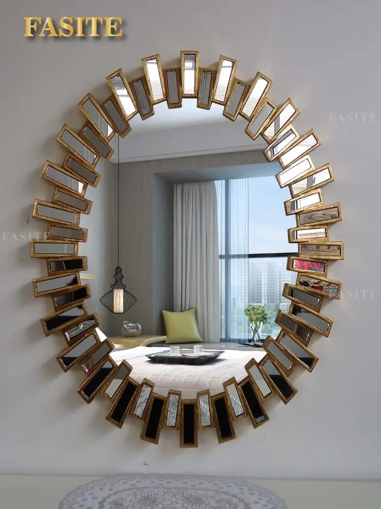 SUNBURST OVAL LUXURY WALL DÉCOR MIRROR (BIG SIZE) ✨