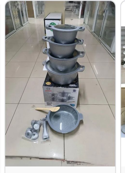 Bosch 11pc Cookware with Silicone lid covers - Image 4