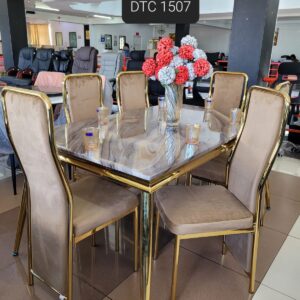 Modern Executive 6 sitter Marble dining table