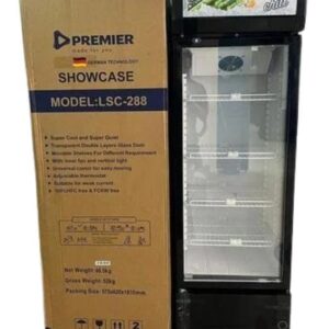 Premier showcase fridge 288litres