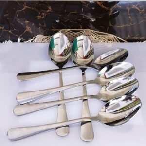 Heavy gauge stainless steel table spoons   Per Set of 6 pieces